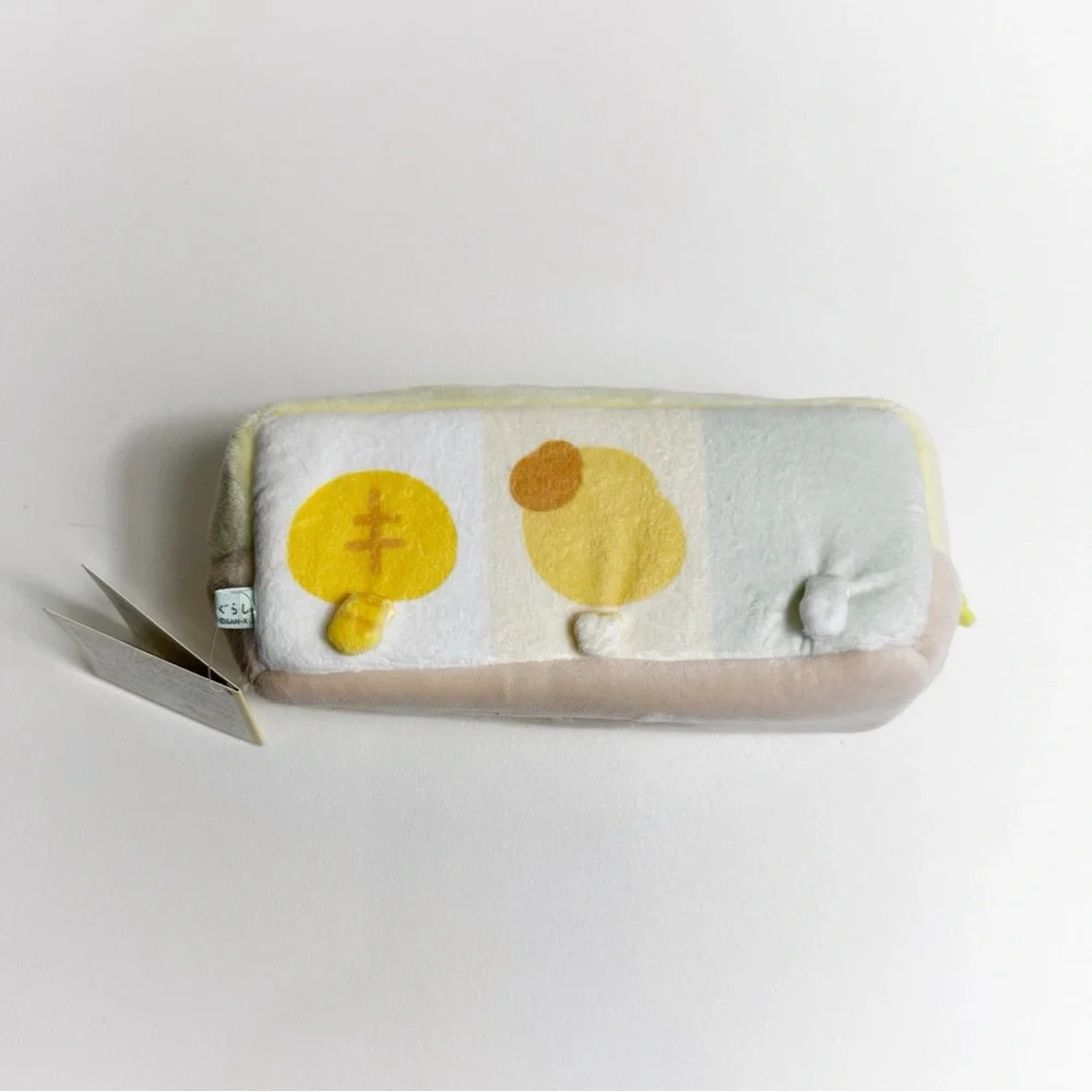 San X Japan Kawaii Plush Sumikko Gurashi Cat Pencil Case Pouch NEW